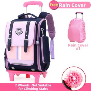 KABUYOUSI | Waterproof Rolling School Bag
