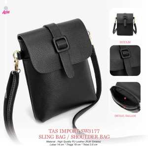 BISA COD Tas Keren Import Sling Bag / Shoulder Bag / Hand Bag High Quality Tas Import SW3177 Koleksi Tas Kerenz