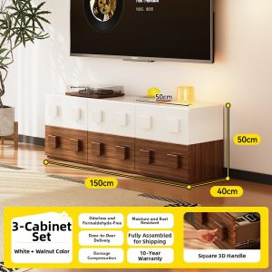 MEISD | Retro TV Cabinet Home Storage