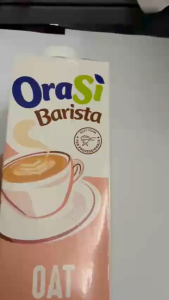 Nước uống Barista Yến Mạch 1L/hộp (orasi Barista oat) nhập khẩu Malaysia