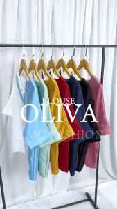 ALMO FASHION [MC] - Blouse Oliva / Baju Atasan Wanita Yg Viral / Atasan Wanita / Blouse / Baju Wanita / Blouse Korean Style Kekinian / Atasan Wanita Terbaru Import / Baju Atasan Model Baru / Blouse Wanita / MC02