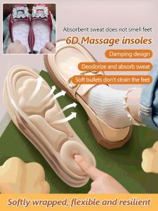 Super Soft Pain-proof Insoles For Sports Shock-absorbing Insoles For Sweat-absorbing And Deodorizing Insoles For Long-term Standing Without Tiring Feet