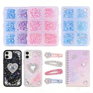 3000pcs Flatback Rhinestones for CraftsPurple AB Crystals RhinestoneResin Flatback Rhinestones Glitter Gems Nail Rhinestone