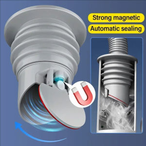Silicone Bathroom Sewer Seal Ring Kitchen Sink Sewer Pipe Plug Washing Machine Anti-odor Leakage Floor Drain Connector Stopper