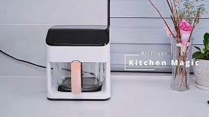 TIXX Air Fryer 9L Visual Glass Oil Free Digital Touch Screen Smokeless Fully Automatic Non-Stick Pan Energy Saving Household