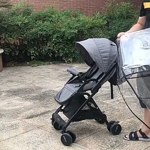 Penutup Stroller Anti Debu Anti Hujan Bahan EVA Ramah Lingkungan Universal Cover Stroller Hujan Sarung Stroller Bayi Dengan Mesh Bernapas