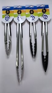 Stainless Steel Food Tong w/ Silicone Grip