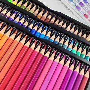 【SG Seller】36/48/72Pcs color pencil art set oily warna pensil colored pencils drawing Vivid Sketching Color Pencils