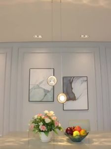 2023 new style luxury bedside crystal ball pendant light for bedroom dining room and coffee shop