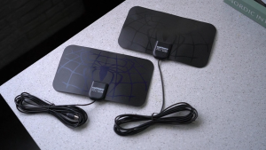 Antena TV Digital Indoor DVB-T2 25dB + Penguat Sinyal Antena TV