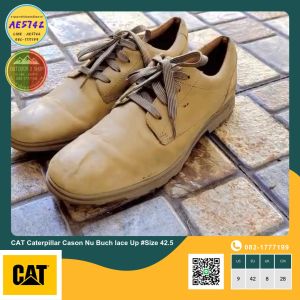 CAT Caterpillar Cason Nu Buch lace Up #Size42.5  รองเท้ามือสอง ของแท้ สภาพดี จัดส่งเร็ว