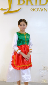 UN Portugal Inspired Dress for Girl Kid - Vibrant Green & Red Costume for Cultural Heritage Celebrations