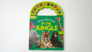 In The Jungle My First Sound Book With 10 Buttons Sounds & Carry Along Handle For Kids