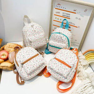 2025 New Cute Floral Mini Backpack Lightweight Fresh Style for Girls Students Versatile School Bag Junior High School Girls