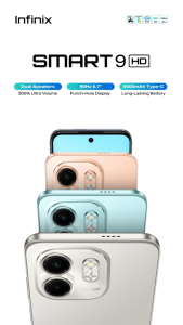 [DEAL SỐC] Infinix SMART 9 | 64GB/3GB | Màn hình 6.7” 120Hz | Helio G81