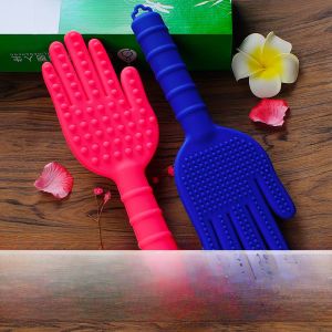 Silicone Health Massage Tool Back Thumping Percussion Board Home Care Therapy Massage Stick Acupoint Stimulating Slap Board