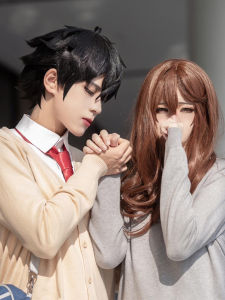 Couples School Uniform Set Sweet Style High Waist Pleated Skirt Breathable Comfortable Cotton Blend for Youth And Teens