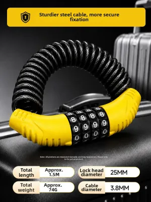 Tuban | Theft Prevention Lock with Loss Protection and Retractable Rope