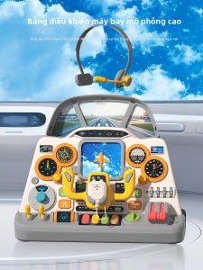 YUERBAO | Motor Skill Training Educational Aircraft Cockpit Simulator Toy