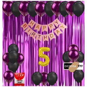 Paket Set Dekorasi Backdrop Pesta Balon Ulang Tahun Anak