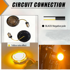 Đèn LED Báo Rẽ Xe Máy Kiểu Đạn 1156 1157 Dành Cho Harley Dyna Touring Street Glide Road King FXLRST FLHT FLTRK Đèn Tín Hiệu Xe Máy