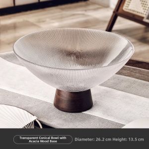 CRISTALGLASS | Decorative High Footed Glass Fruit Dish