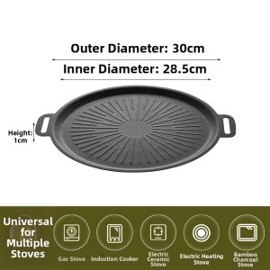 Non-Stick BBQ Plate Home Commercial Outdoor