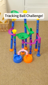 Đồ chơi lắp ghép mê cung đường bóng Mideer Track Ball Blocks - Crossing the Maze MD2264