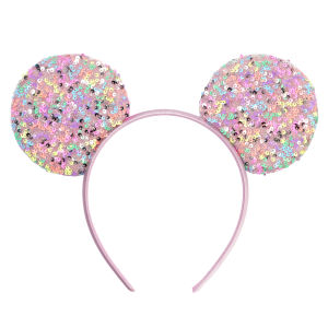 Disney | Fashion Disney Hairband Shining Mickey Minnie Mouse Ear Headband For Daily Party Wear Cute Parent Child Girls DIY Hair Accessory