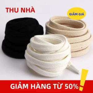 1 Đôi Dây Giày Bằng Vải Cotton Cho Giày Thể Thao Canvas Bền Đẹp Màu Trơn Cổ Điển Dây Thay Thế Cho Giày Cao Cổ/Giày Thấp Cổ