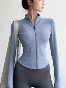 Professional Breathable Running Fitness Yoga Jacket Long Sleeve