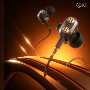 iKF | In-ear Gaming Headset with Dual Dynamic Drivers and Microphone