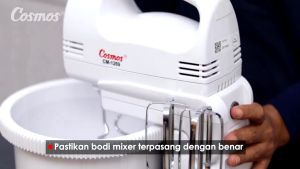 Hand Mixer Cosmos CM-1259 Gratis Wadah / Cosmos Hand Mixer CM 1259 With Container and Turbo Mode