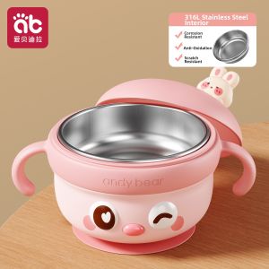 AIBEIDILA | Suction Feeding Bowl for Baby Cereal Thermal Insulation