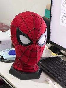 hot toys | New Handmade Spiderman 2 Movie Accuracy Garfield Version Cosplay Mask Peter Parker Venom Marvel Collectible Toys Gift For Fans