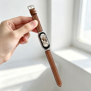 Uhada | For Xiaomi Mi Band Compatible Leather NFC Smartwatch Strap