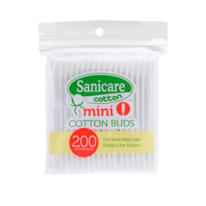 Sanicare Mini Cotton Buds 200 Tips