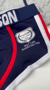 กางเกงบ๊อกเซอร์ SPORT SQINUSQN 100% ชาย สีและแบบตามภาพ ยืดได้ ใส่สบาย พร้อมส่ง (แบบ SQINUSQN-01) 001-SQ-01