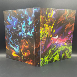 Bandai | Anime PTCG Gengar Charizard Collectible Card Album Can Hold 240 Pcs Card Matte Touch Shell A Gift for Trading Card Collectors