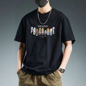 JIANMUJI | Trendy Cotton Men Youth Summer Short Sleeve T-Shirt