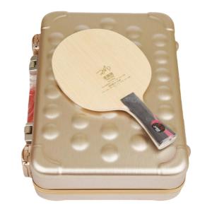 Dhs Red Double Happiness Gold Full Gamble Ma Long Wang Liqin Collection Edition Table Tennis Paddle Wood Core Carbon Fiber