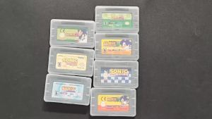 Bandai | Sonic The Hedgehog Advance 1 2 3 Genesis GBA Game Cartridge for Game Boy GBA SP Retro Platformer Video Game Collection Gift