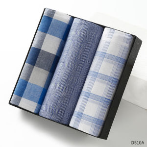 Pure Cotton Handkerchief Mens Old Style Sweat Absorbing Square Scarf Ancient Fashion Portable Senior High End Full Cotton Hand Towel