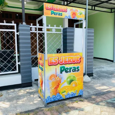 MEJA LIPAT JUALAN | MEJA LIPAT PORTABLE JUALAN | BOOTH POTABLE GEROBAK JUALAN