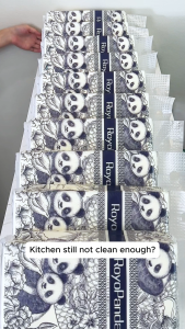 【1pack】RoyoPanda Tissue Hanging 4Ply Facial Tissue Strong&Soft Thickened 170*140MM Tisu