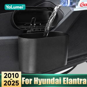 For Hyundai Elantra MD AD CN7 2010-2020 2021 2022 2023 2024 2025 Car Hanging Trash Bin Storage Box Square Pressing Trash Can