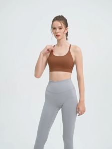 Lycra Comfort Yoga Bra Chest Pad Running Sports Bra Gym Top Women Stretch Push Up Underwear Women Fitness Tank Top