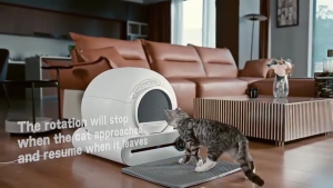 Automatic Cat Litter Box Smart Self Cleaning Cat Toilet WiFi App Control Odor Isolation Large Capacity For Cats