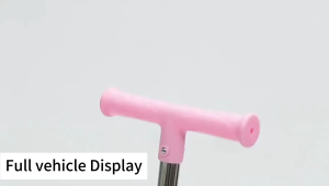 Kids 3 Wheel Scooter with LED Light Foldable Adjustable Handlebar Outdoor Toy Gift for Boys Girls