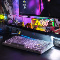 Keycaps Jet75 Black Fog Transparent Side-Engraving Magnetic Axis Customizable Keycaps for Mechanical Keyboard Readson. 